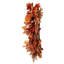Vickerman 26" Orange Autumn Oak Leaf Wreath. It measures 26 by 14 inches.
