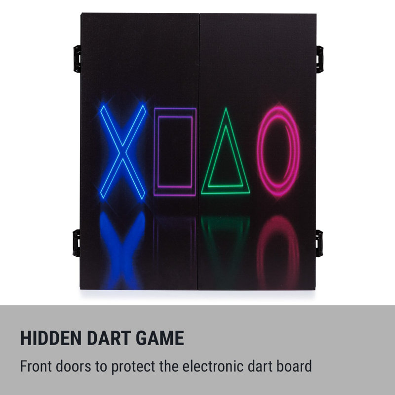 Klarfit Electronic Dartboard And Cabinet Set (Darts Included)