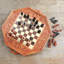 Jeu d'échecs peint à la main Nahom