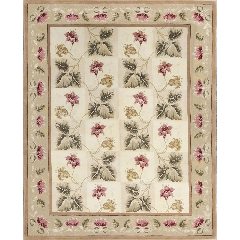 Castilian II Oriental Area Rug in Beige/Brown/Pink