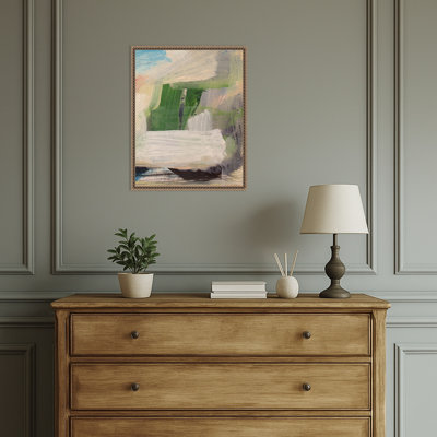«Serene Brushstrokes» par Gemma Bardot, reproduction d'art sur toile encadrée