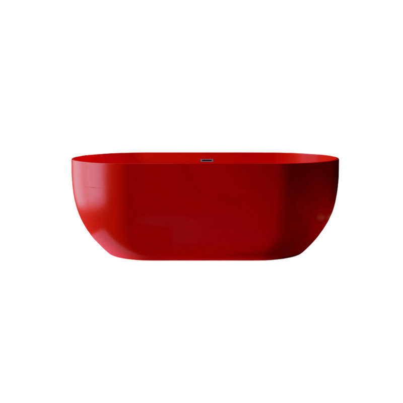 Ensemble de douche et de baignoire l 63 po x H 23,6 po, Rouge