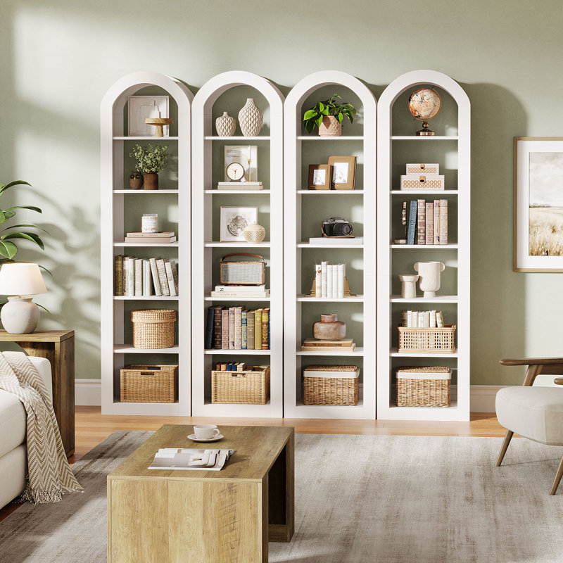 190cm H x 50cm W Standard Bookcase, White