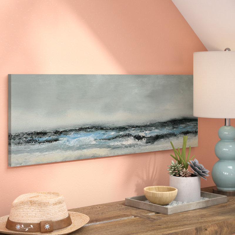 « horizon view iii », reproduction d’art sur toile, H 16 po x l 48 po x P 1,5 po, Toile tendue