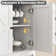 Zosia 55.1" Modern Sideboard Buffet, Credenza with Storage Cabinets