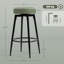 Swivel Upholstered Counter Stool with Metal Frame-1610283937