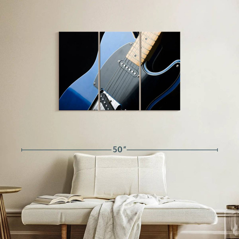 Guitare électrique Abarca, H 24 po x l 38 po