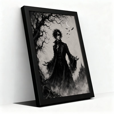 «Masked Vampire Under Crescent Moon»