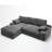 Boneless Modern Modular L-shape Sectional Sofa With Chaise-121566186
