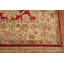 Tapis traditionnel traditionnel rouge à motif floral Agra 8 x 10