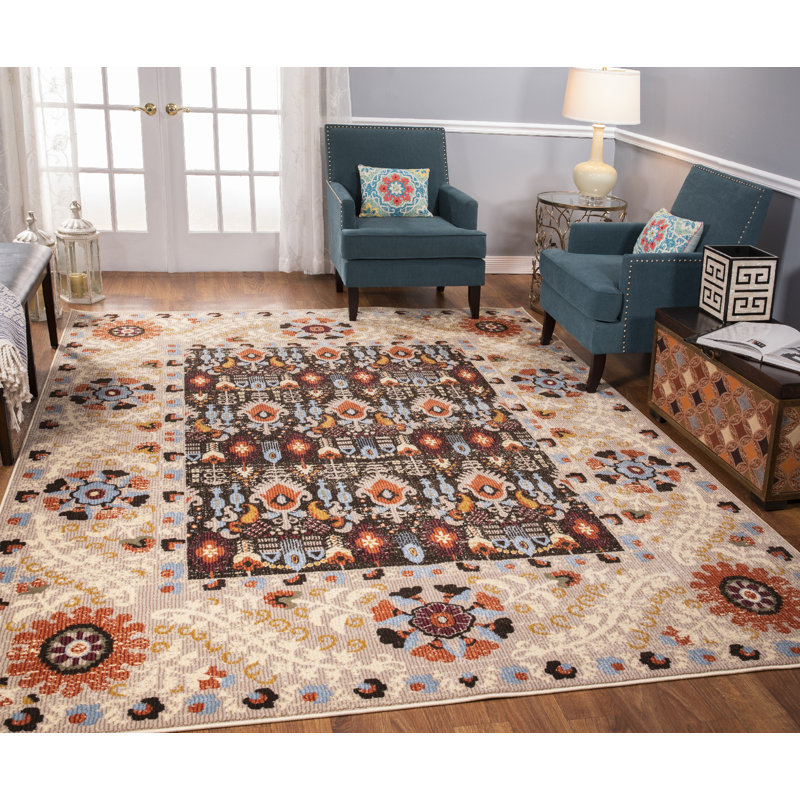 Shara Oriental Indoor Rug, Rectangle 5'2" x 8'