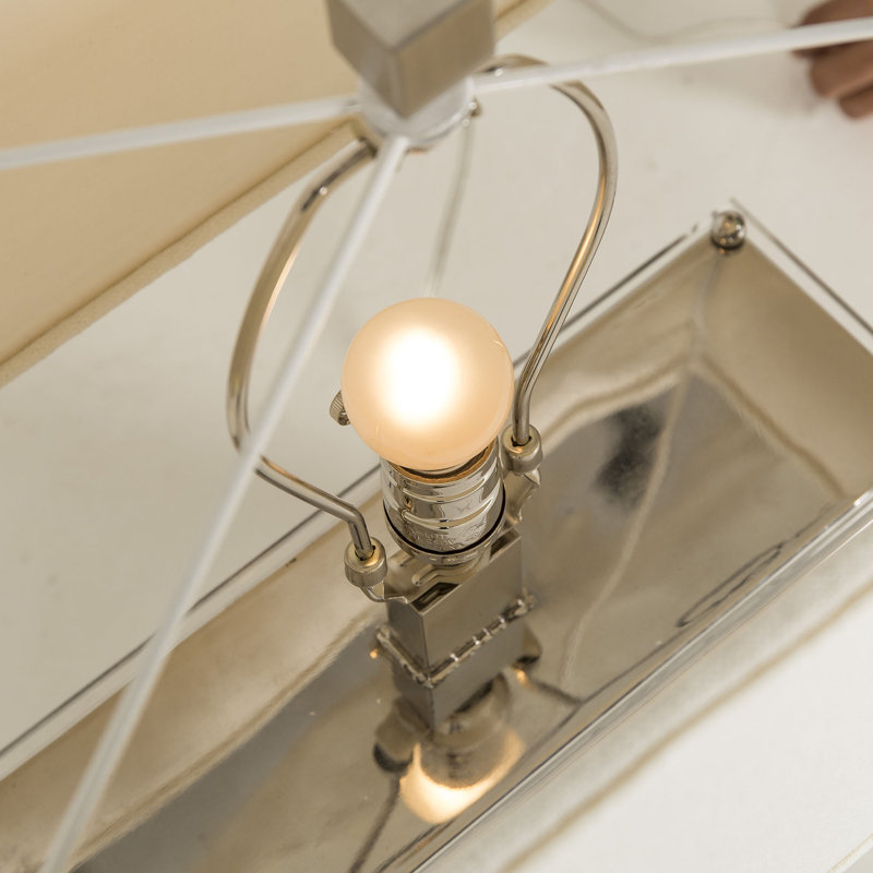 Nellcote Table Lamp, Nickel