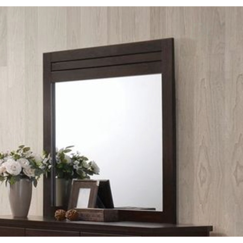 Panang Mahogany Finish Mirror