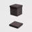 Foldable Storage Cube Ottoman with Pockets