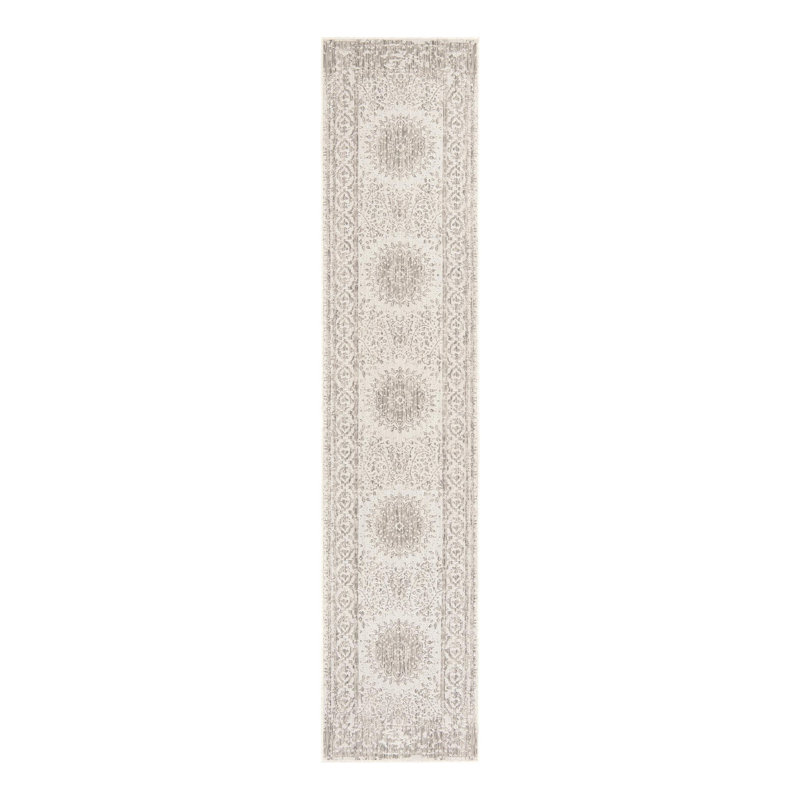Tapis laminé orné, Tapis de couloir 2 pi 7 po x 12 pi