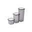 Ensemble de boîte de rangement durable (9 pièces), couleur anthracite, 3 x 4 x 3,7 po (550 ml), 3 x 4 x 6,5 po (1200 ml), 3 x 4 x 9,6 po (1750 ml) | 100% plastique, sans BPA, va au lave-vaisselle | Idéal pour organiser la maison et le bureau