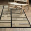Tapis beige / noir Hennings-374813936