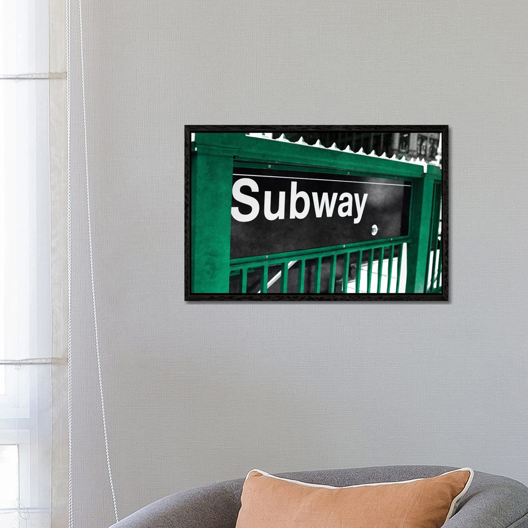 Subway von Susan Bryant - Galerie-verpackte Leinwand Giclée auf Leinwand