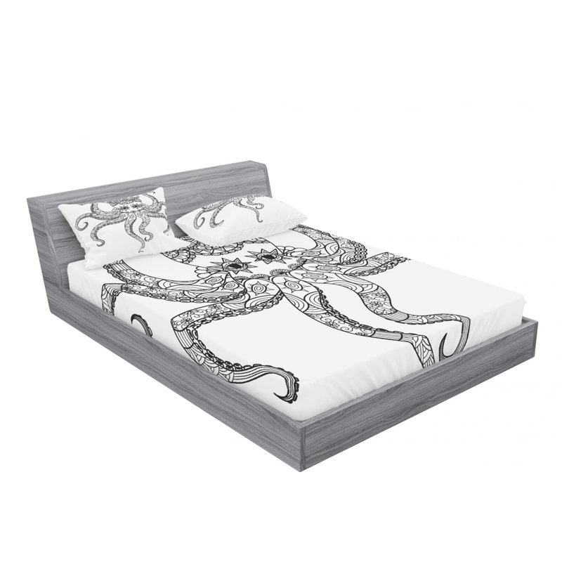 Microfiber Sheet Set, Full Sheet Set with Fitted Sheet