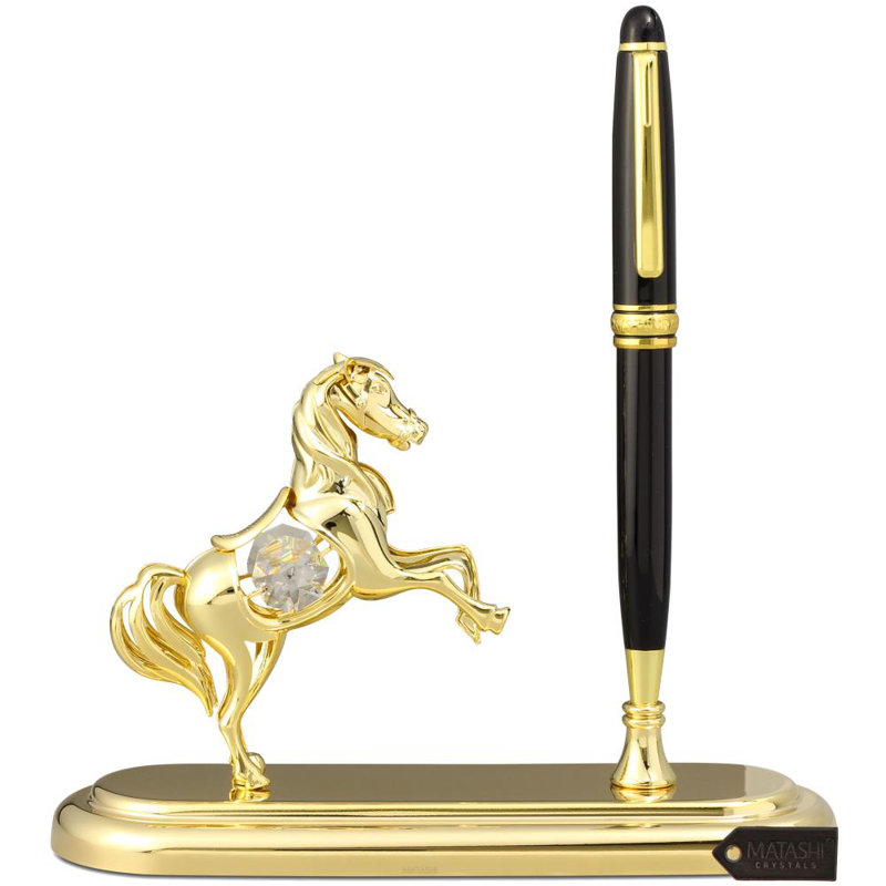 Porte-stylo de bureau de direction, Or