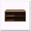 Armoire de rangement empilable avec portes coulissantes en verre