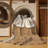 Washable Sand Dollar Medallion Coastal Area Rug-1353721782