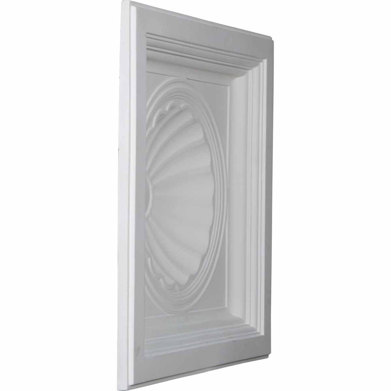 Shell 24'' L x 24'' W Polyurethane Drop-In Ceiling Tile In Gray