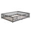 Lit de plancher avec porte, cadre de lit plateforme avec clôture-1120266319-1120266307