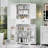 [Video] Bathroom Storage Cabinet With Multi-Functional Storage Space, Drawer With Slide Rails, Adjustable Shelf, White-1120971648
