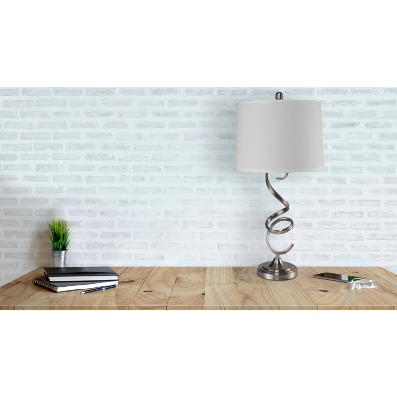 Doraville Metal Table Lamp, Silver