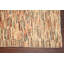 Tapis beige noué à la main de conception unique 2 pi 6 po x 3 pi 10 po