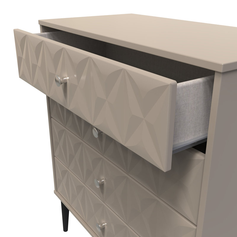 77cm W 4 - Drawer Chest of Drawers, Brown