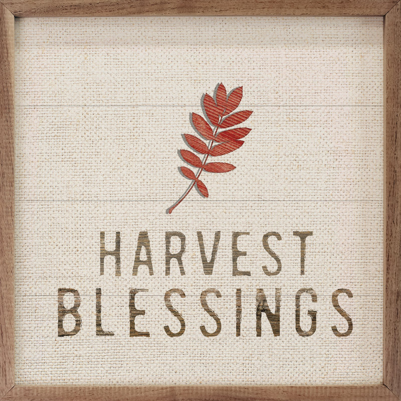 Harvest Blessings By PDR Studios, H 24 po x l 24 po