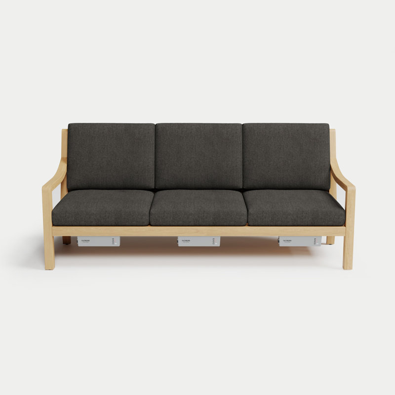 Solerno Heated Sofa, Carbon