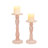 14'' H Glass Tabletop Candlestick-1741004243