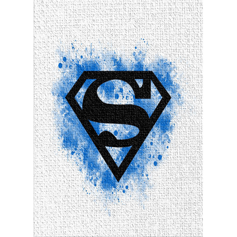 Tapis bleu area superman, Rectangle 2 pi x 4 pi