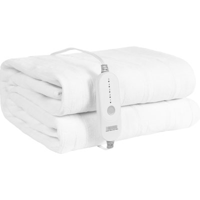 78x80 Inches King - Size Heated Mattress Pad, Soft Fleece Surface, Fast Heat Accumulation, Left And Right Temperature Division, 5 Ranges Choice, 10 Hour Automatic Power Off, Pad For Inches,