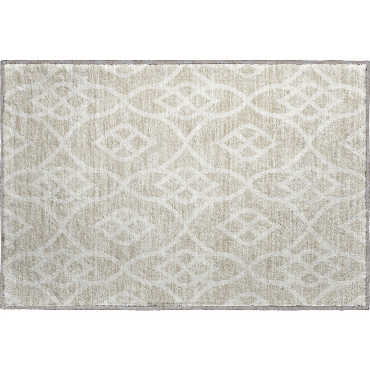 Premium Machine Washable Prisco Beige Rug