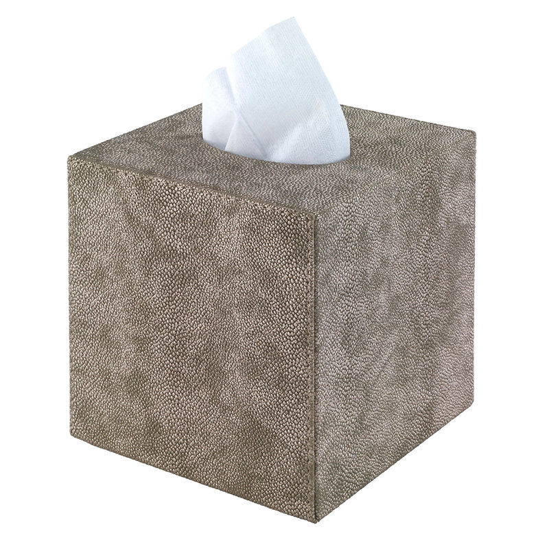 Stingray Tissue Box Cover, Bronze