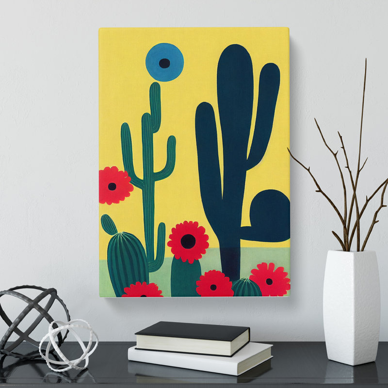 Cactus Cacti Vol.3 - Wrapped Canvas, 76cm H x 50cm W x 3cm D