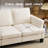 84'' Linen Upholstered 3-Seater Sofa-698186992