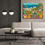 «Verdant Terrace Embrace Coastal Metropolis» par Doron David, art mural sur toile, 54 po x 40 po-117480654