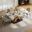 Table de salle à manger rectangulaire de 70,8 po pour 4 à 6 personnes Hugette-1799126118