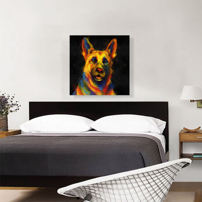 " German Shepherd Police Dog "
