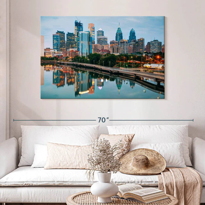 Ravi Philadelphia Riverbank, H 32 po x l 48 po