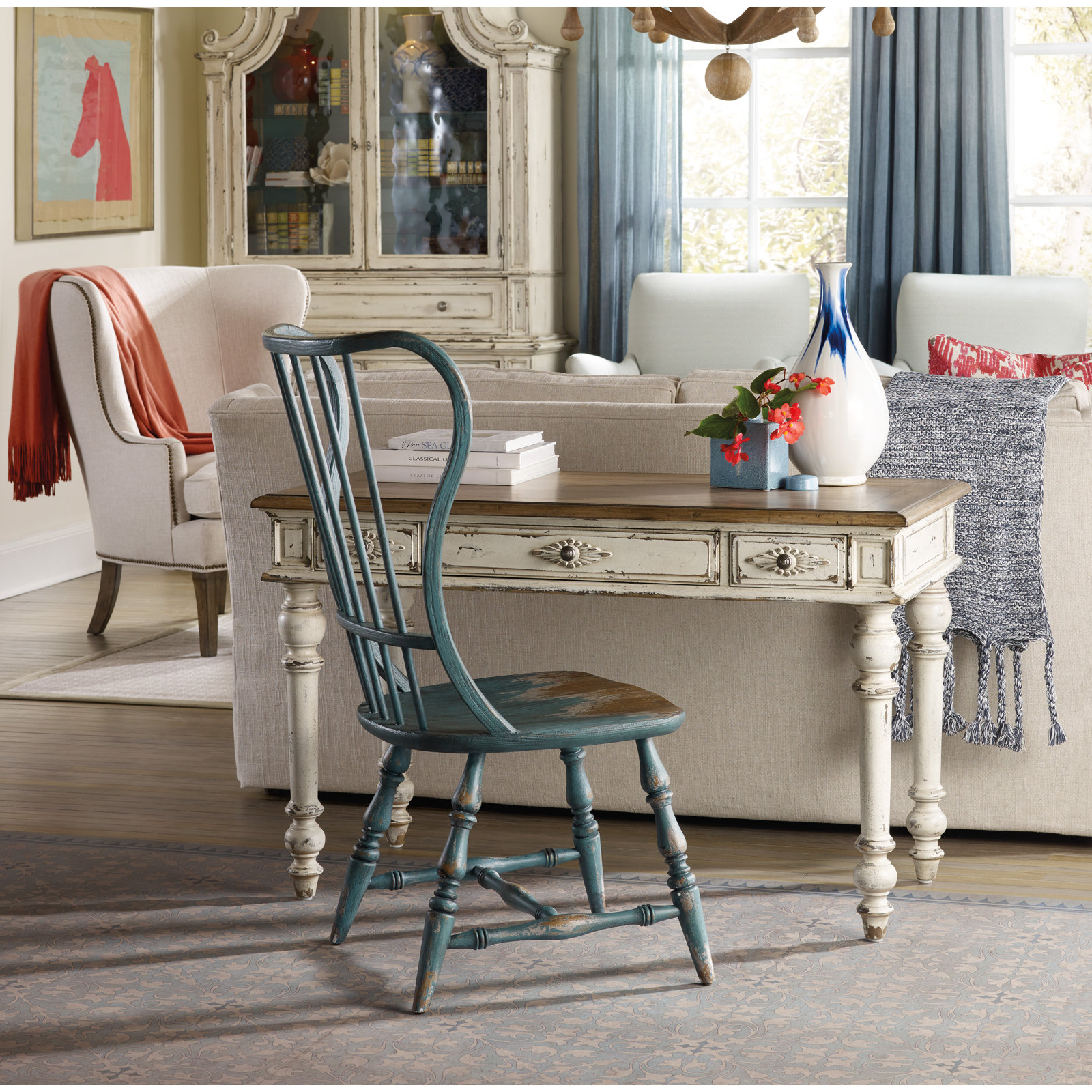 Sanctuary Dining Chair, Sky High Azure Blue