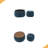 Round Storage Ottoman, 2 In 1 Function, Work As End Table And Ottoman,With Small Seat-1852086680