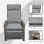 Chaise de patio inclinable avec coussins-457597681