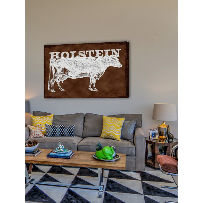 Cows Holstein - Wrapped Canvas Print, 30cm H x 45cm W x 3.81cm D