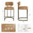Upholstered Counter Stool-415486243